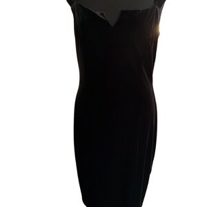 David Meister Velvet Cocktail Dress